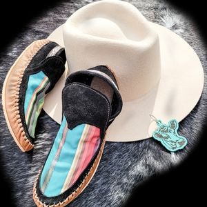 Serape slip on Moccasins